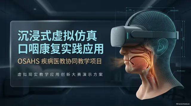 沉浸式 VR · 康复实践方案的成品封面