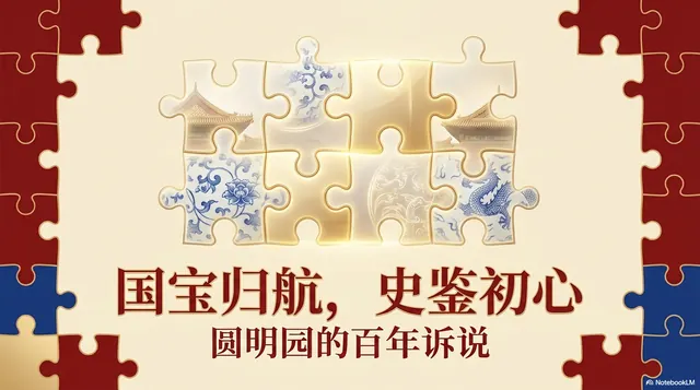 国宝归航 · 圆明园百年诉说的成品封面