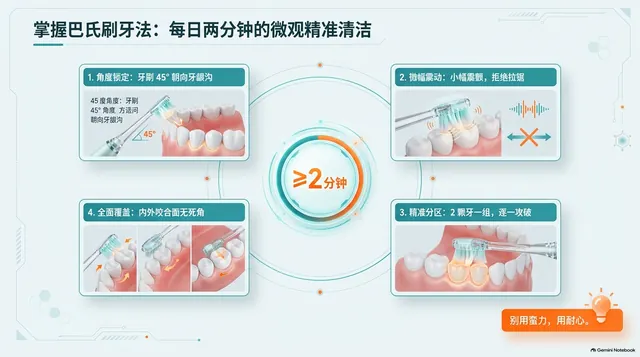 口腔护理 · 科普图解的成品封面
